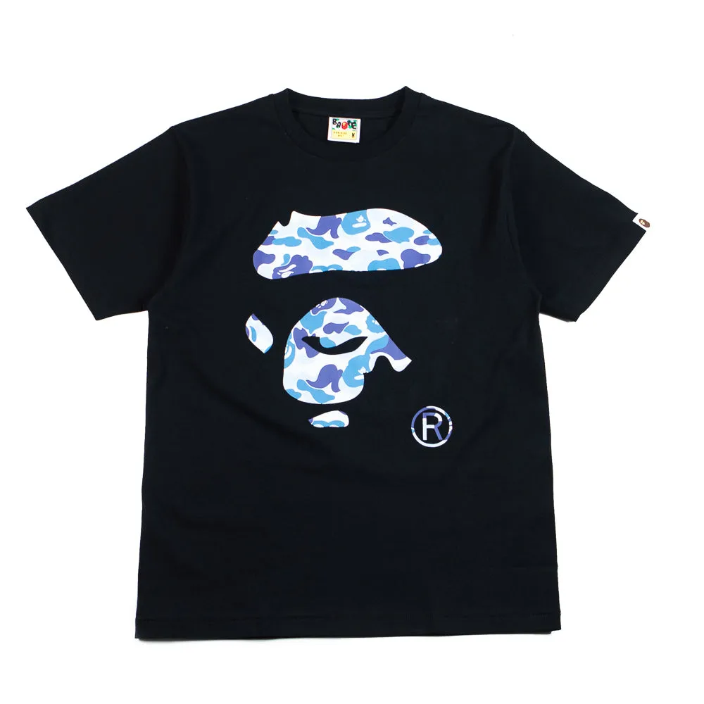 ABC Camo Ape Face Tee (Black/Blue)