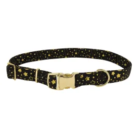 Accent Metallic Adjustable Dog Collar Stars Large