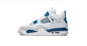 Air Jordan 4 Retro GS (Off White/Military Blue/Neutral Grey)