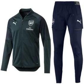 Arsenal soccer pine green Pro presentation tracksuit 2019 - Puma