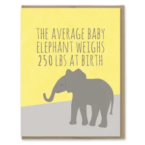 Baby Elephant Card