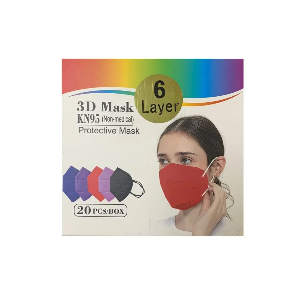 BE U | 3D Protective Mask KN95 (6 Layers)