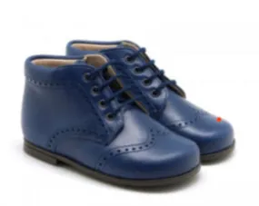 Beberlis Marine Blue Leather Lavi Baby Bootie