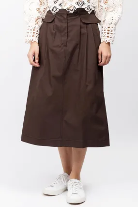 Belted Midi Skirt