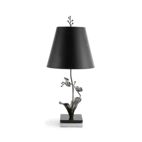 Black Orchid Table Lamp