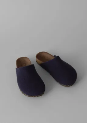 Bosabo Felt Slippers | Indigo