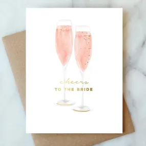 Bubbles for the Bride Card