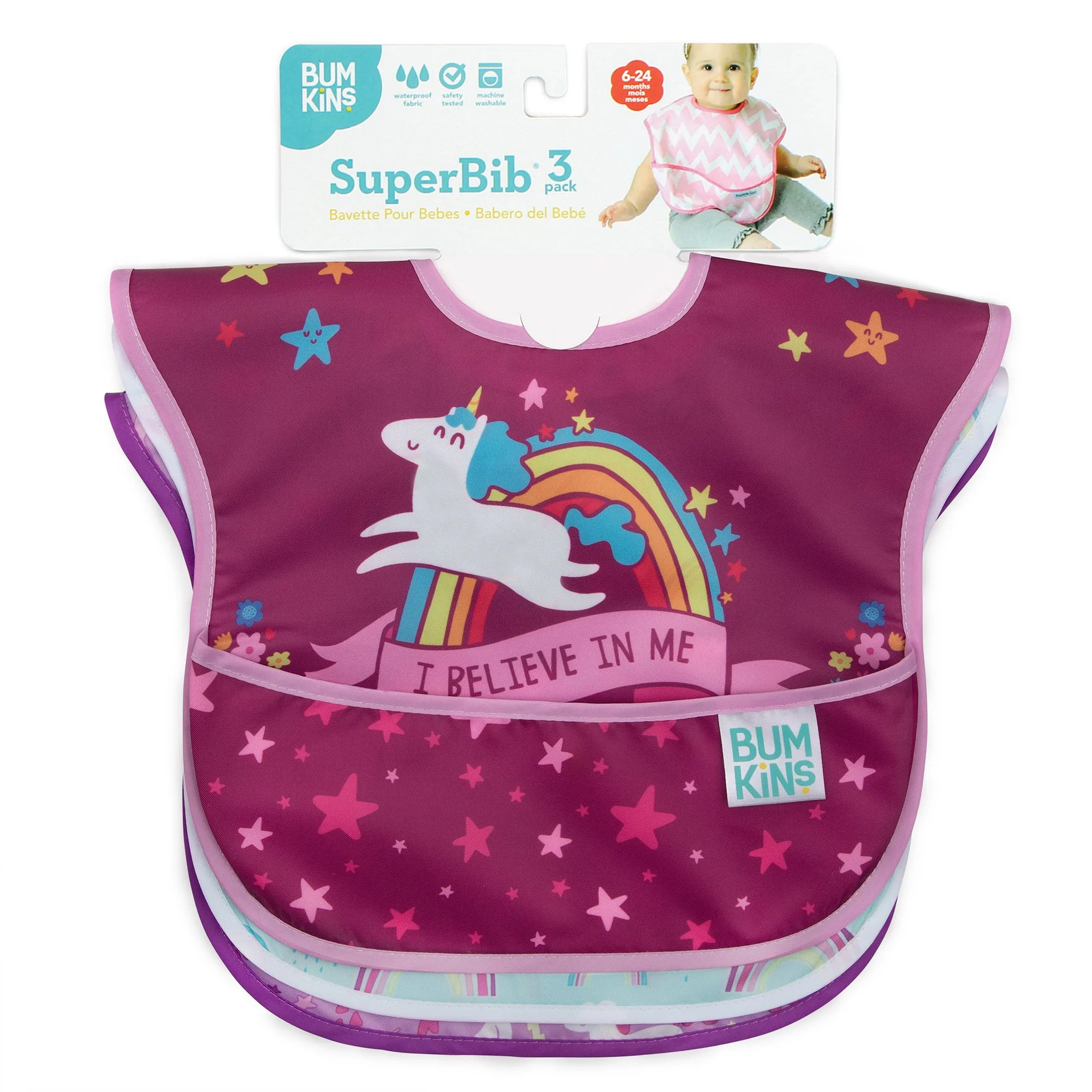 Bumkins Super Bib 3-Pack