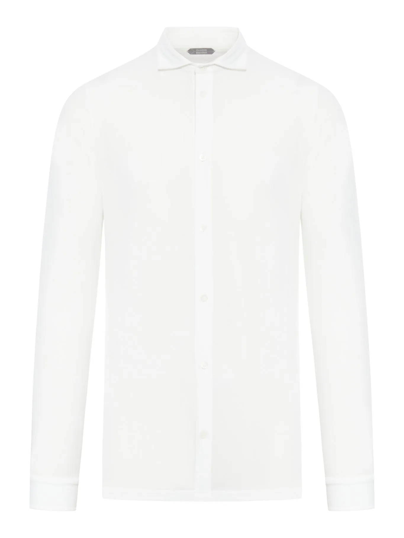 button-down fastening shirt