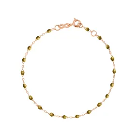 Classic Gigi Gold bracelet, Rose Gold, 6.7"