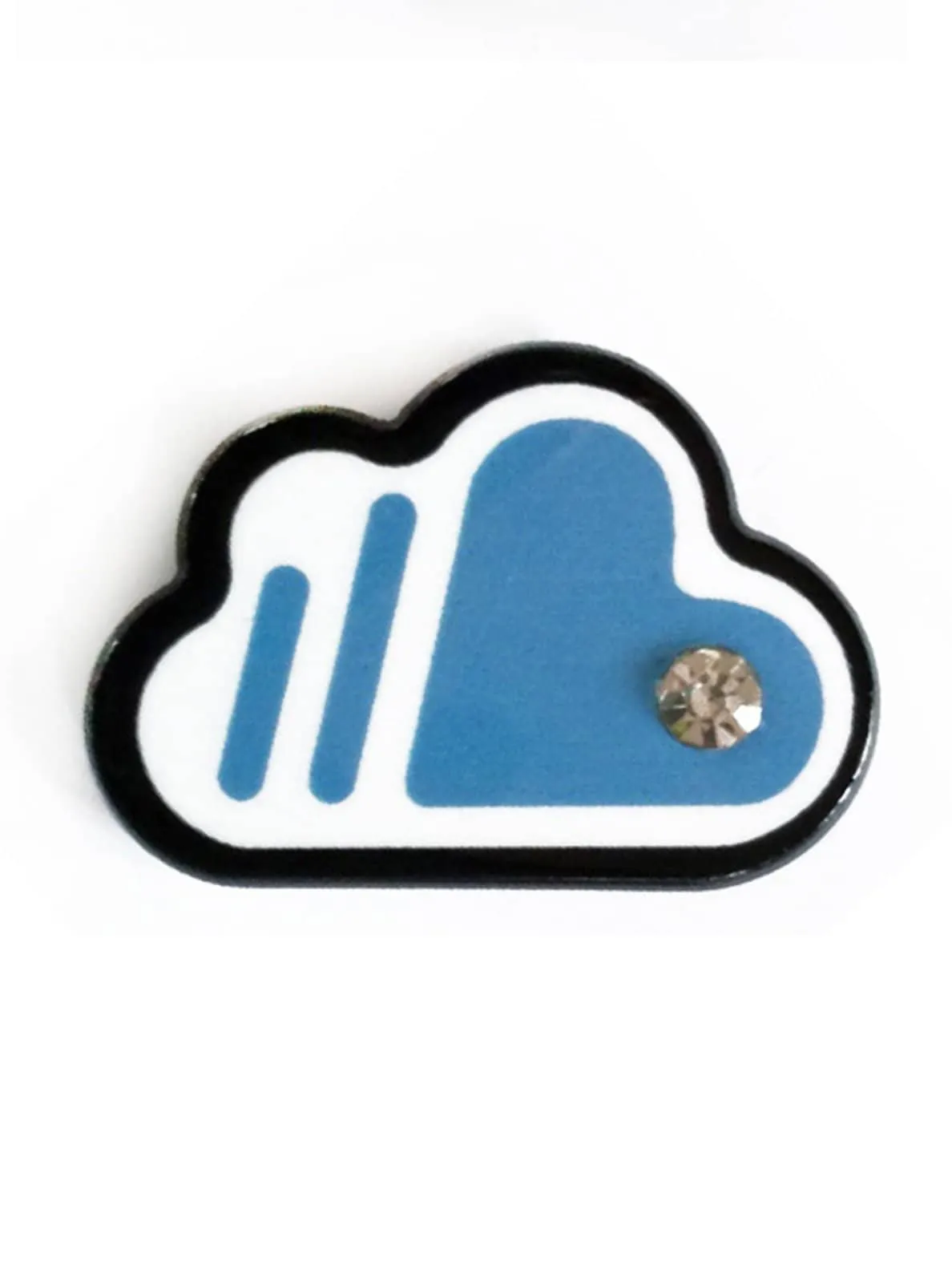 Cloudy Brooch