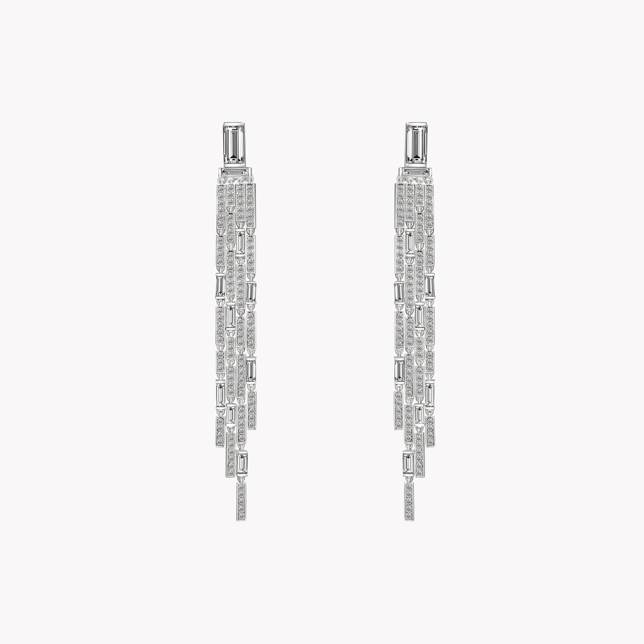 Diamond Cascade Earrings