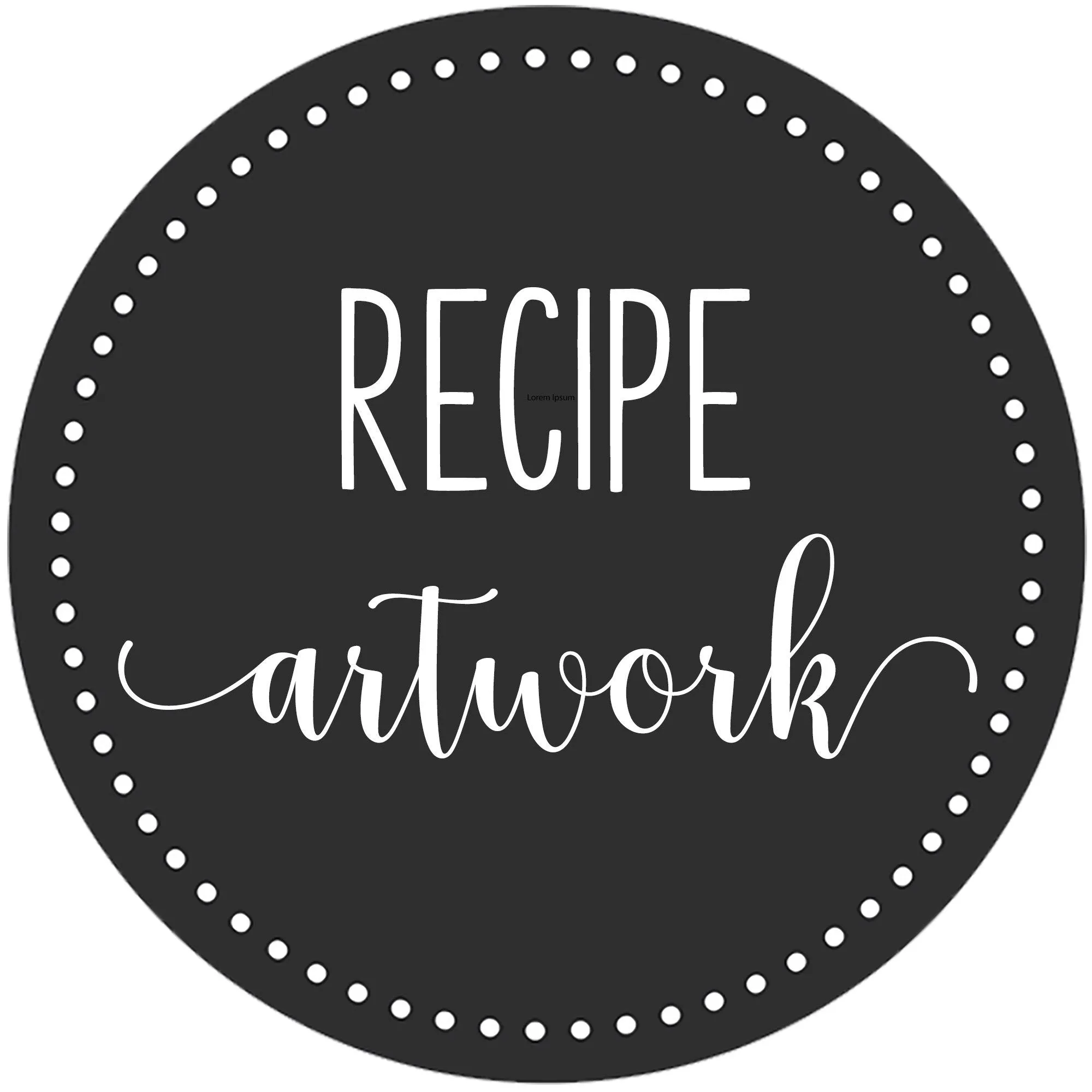 Digital Download of Recipe Image File