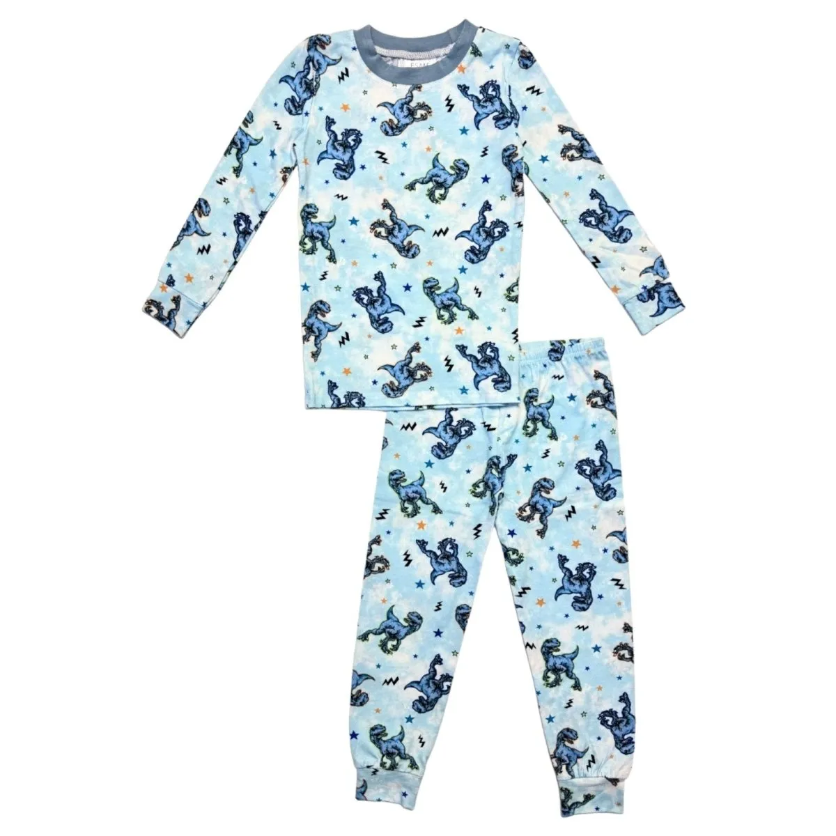 Dino Stars Long Sleeve Pjs