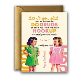  Drugs & Hookup Birthday  Card