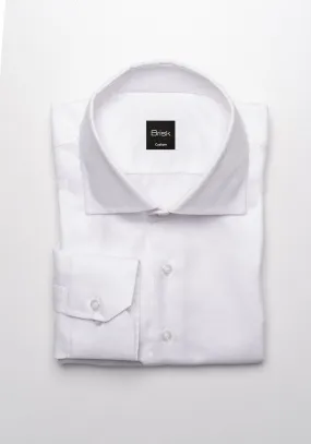 Egyptian White Royal Oxford Double Button Shirt