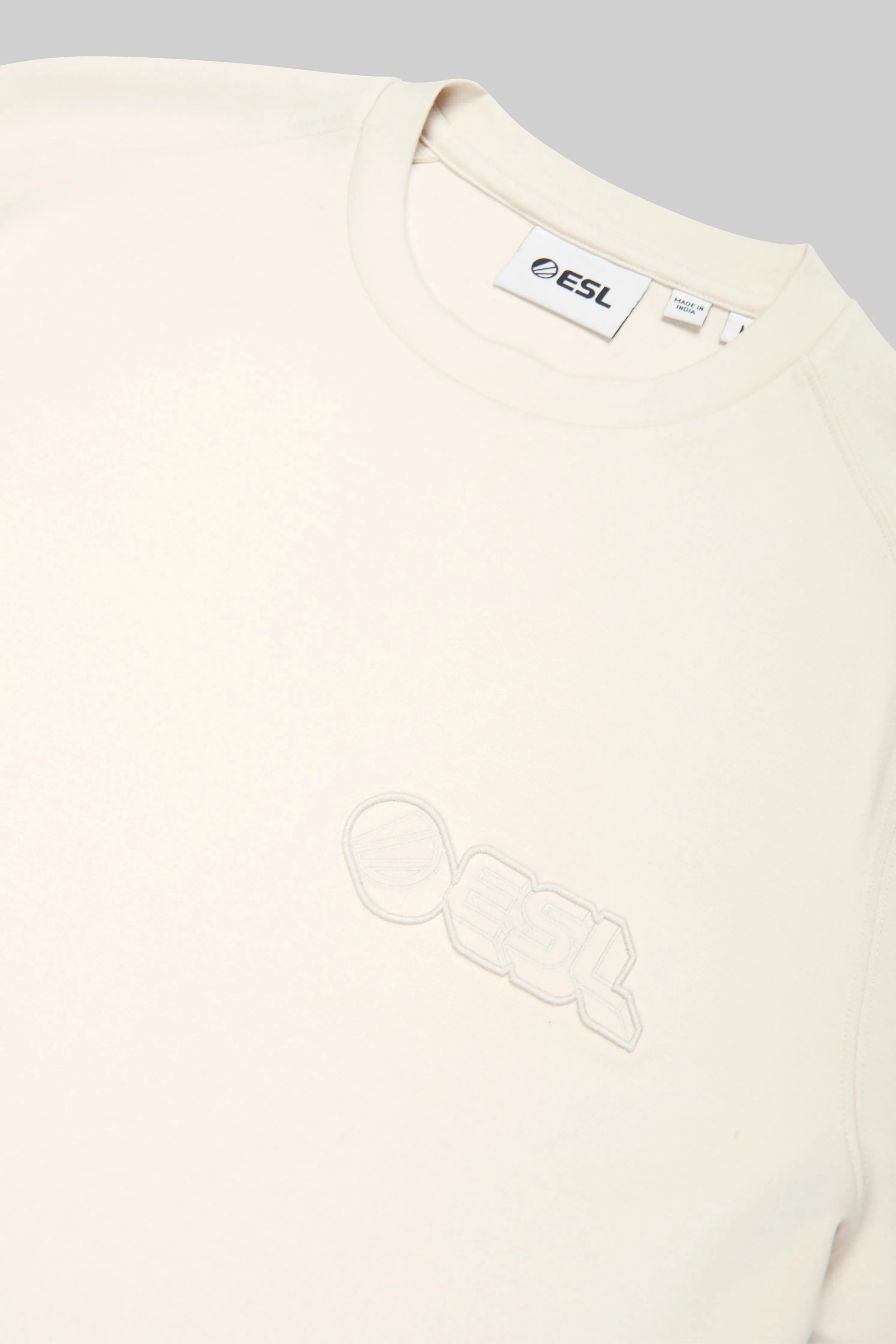 ESL Crosshairs Short Sleeve T-Shirt Stone