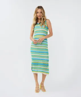 Esqualo Striped Open Knit Dress