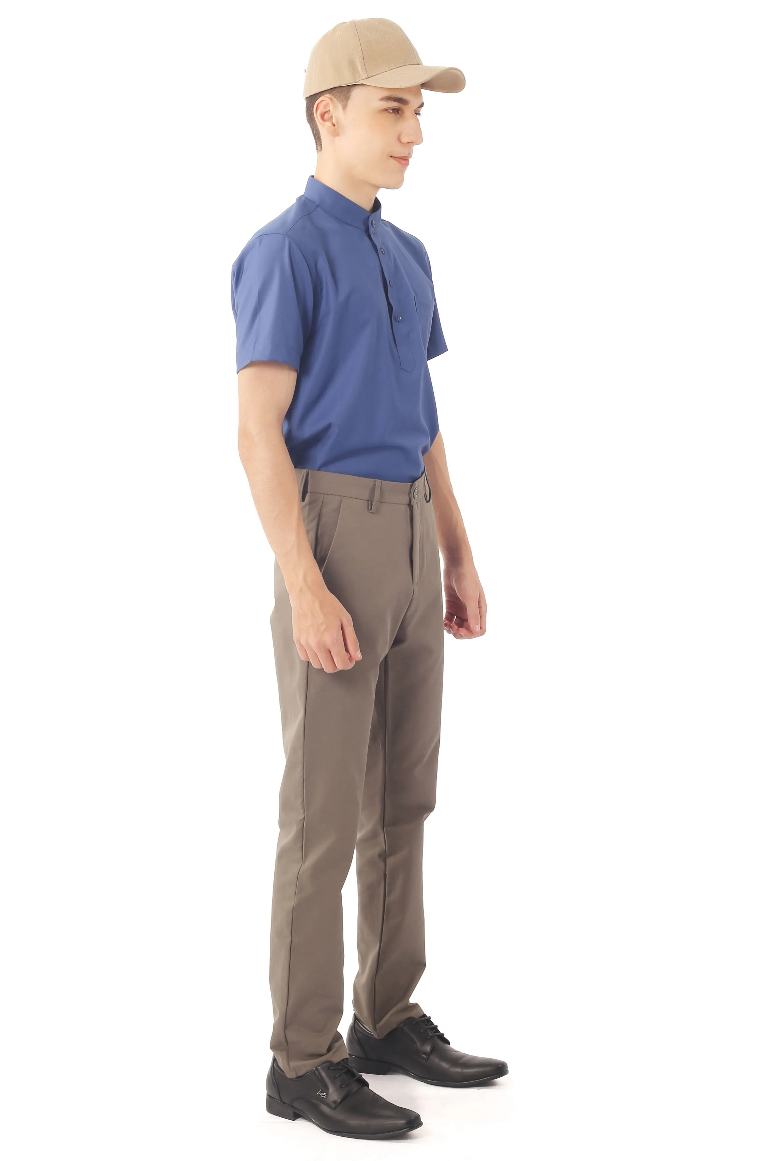 EXHAUST MEN'S SLACK LONG PANTS [SLIM FIT] 1642