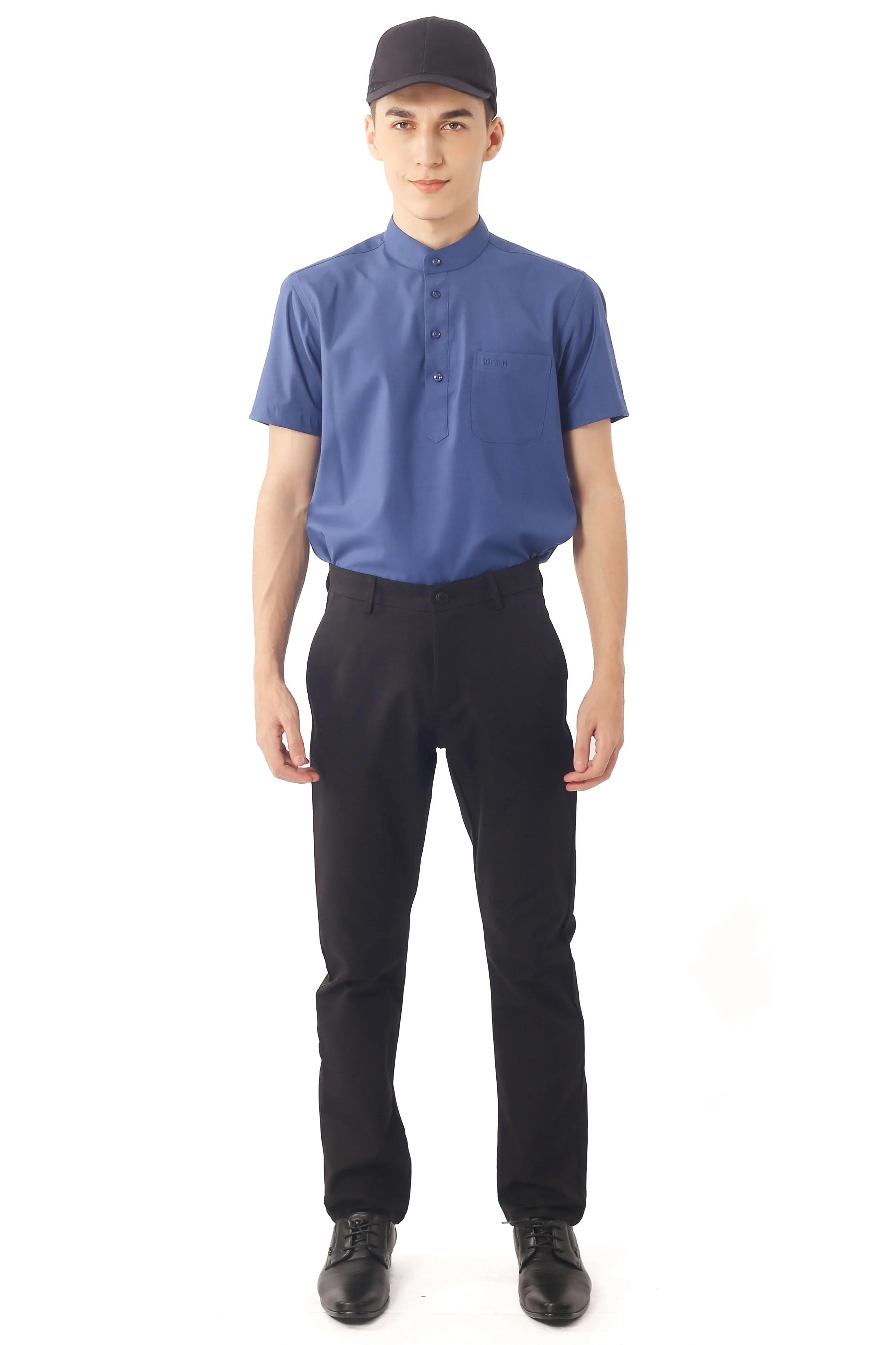 EXHAUST MEN'S SLACK LONG PANTS [SLIM FIT] 1642