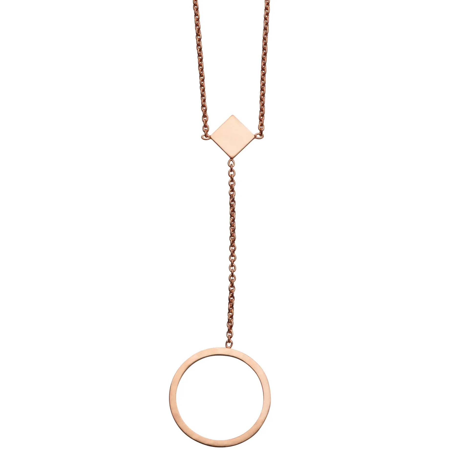 F 165 - Circle Drop Necklace