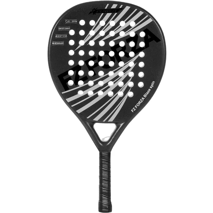 FZ FORZA Classic Power v2 Blaze Spin padel racket FZ220001 black