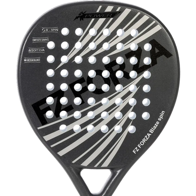 FZ FORZA Classic Power v2 Blaze Spin padel racket FZ220001 black