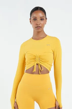 Genesis Long Sleeve Crop Top