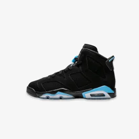 (GS) Air Jordan 6 Retro 'Black / UNC University Blue' (2017) 384665-006