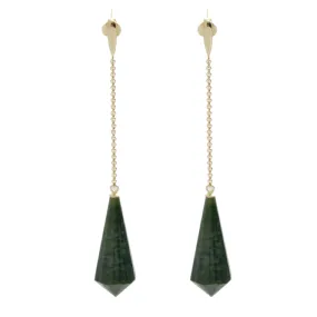 Jade Pendant Earrings