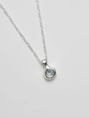 Liv Necklace in Blue and Sterling Silver