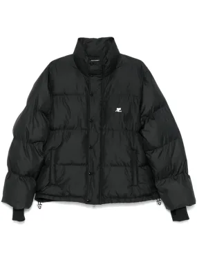 LOGO-EMBROIDERED PUFFER JACKET