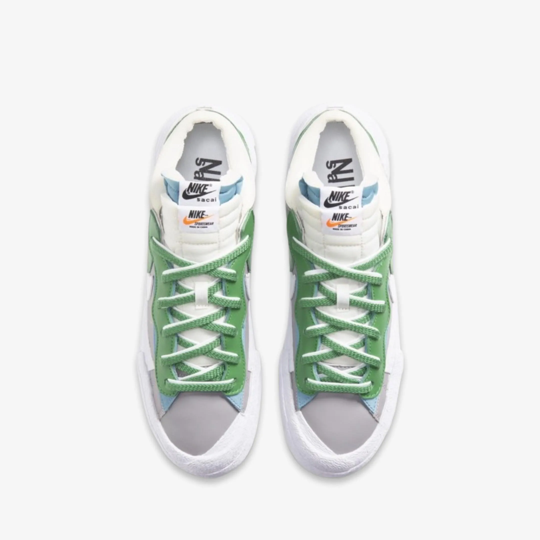 (Men's) Nike Blazer Low x Sacai 'Classic Green' (2021) DD1877-001