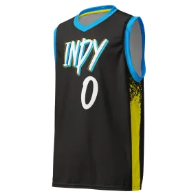 Men's Sports And City Culture Theme Basketball Jersey