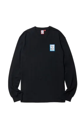 MINI BLUE FRAME L/S TEE BLACK