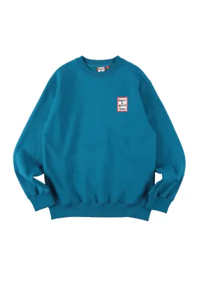 MINI FRAME CREWNECK FL DUCK BLUE