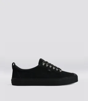 OCA Low Speedhooks All Black Suede Sneaker Men