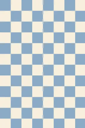 Organic Crib Sheet Blue Check