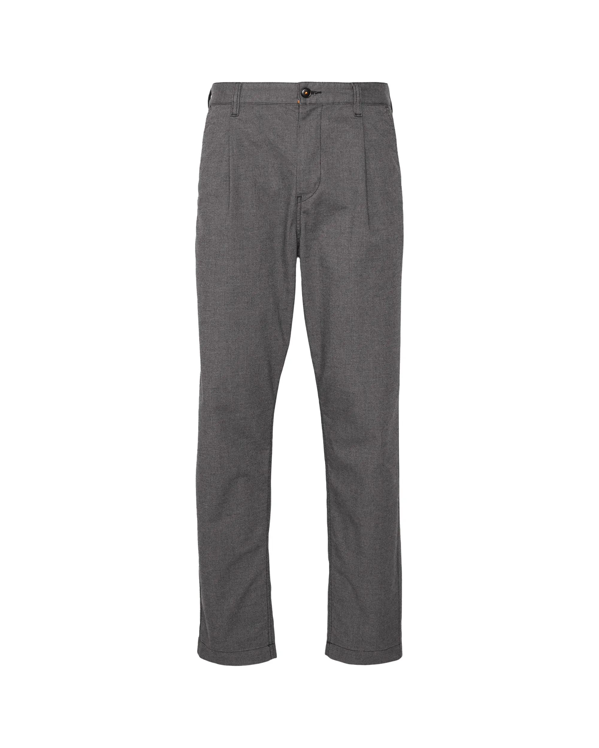 Pantalone Uomo Boss Chino Shyne Grigio Scuro