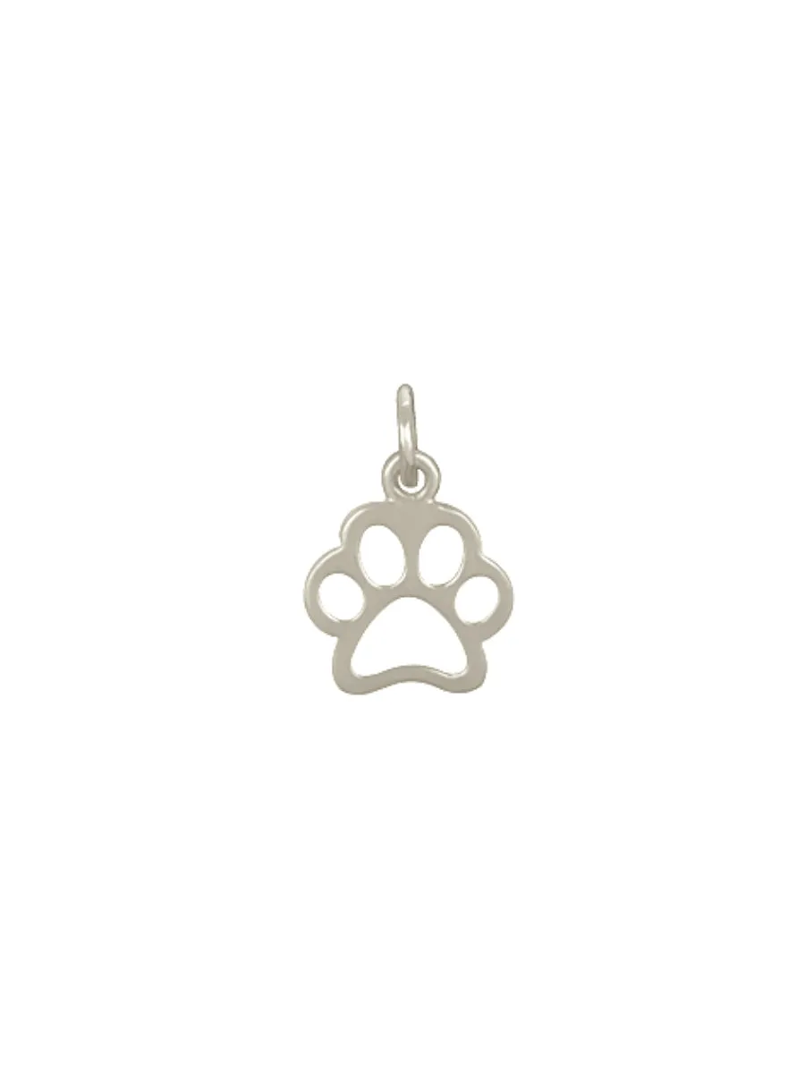 Paw Print Charm Necklace