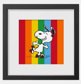 Peanuts Good Times Framed Handmade Print