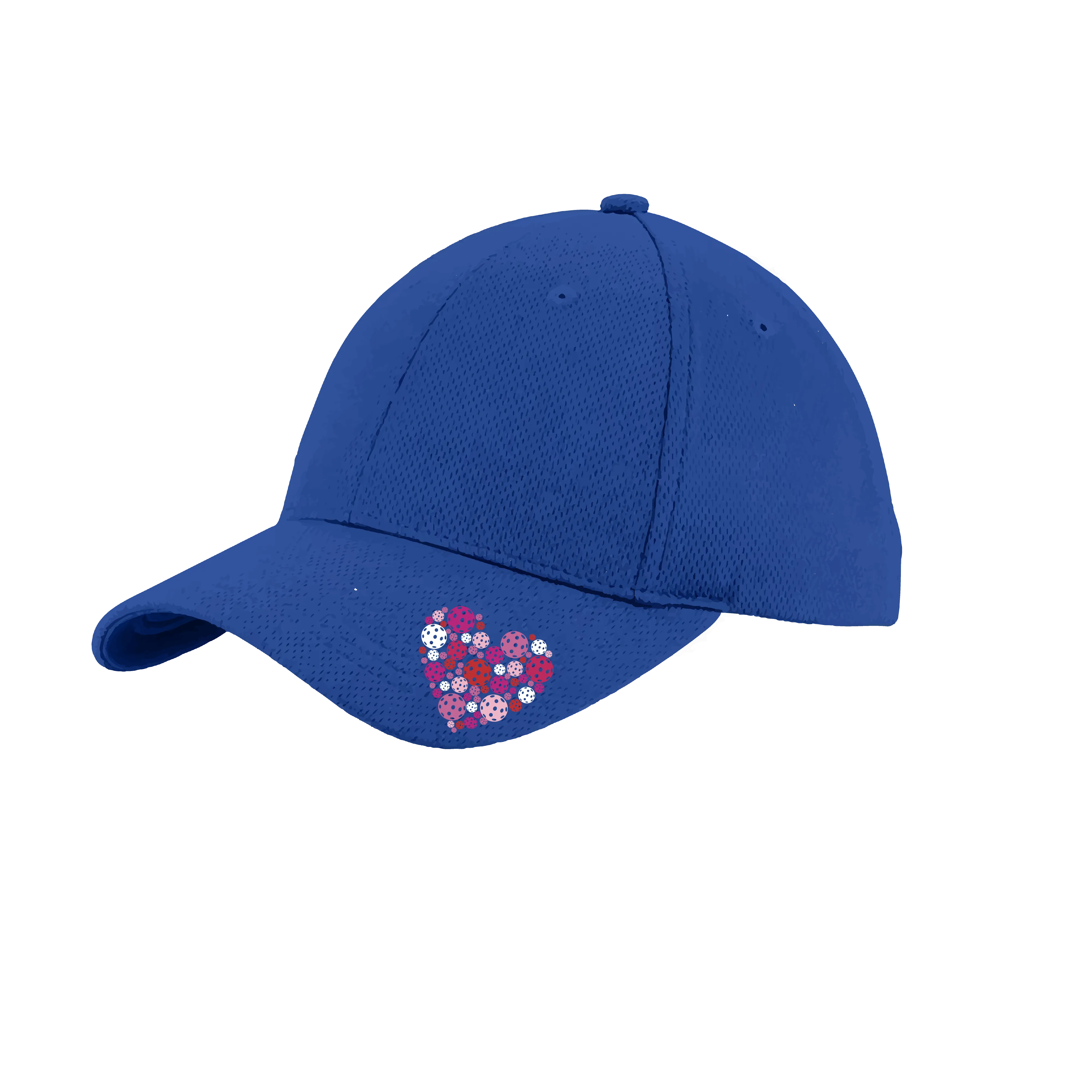 Pickleball Heart (Customizable) | Pickleball Hat | Moisture-Wicking 100% Polyester