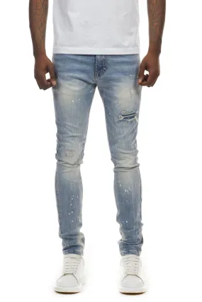 Rip & Repair Basic Jeans - Franklin Blue