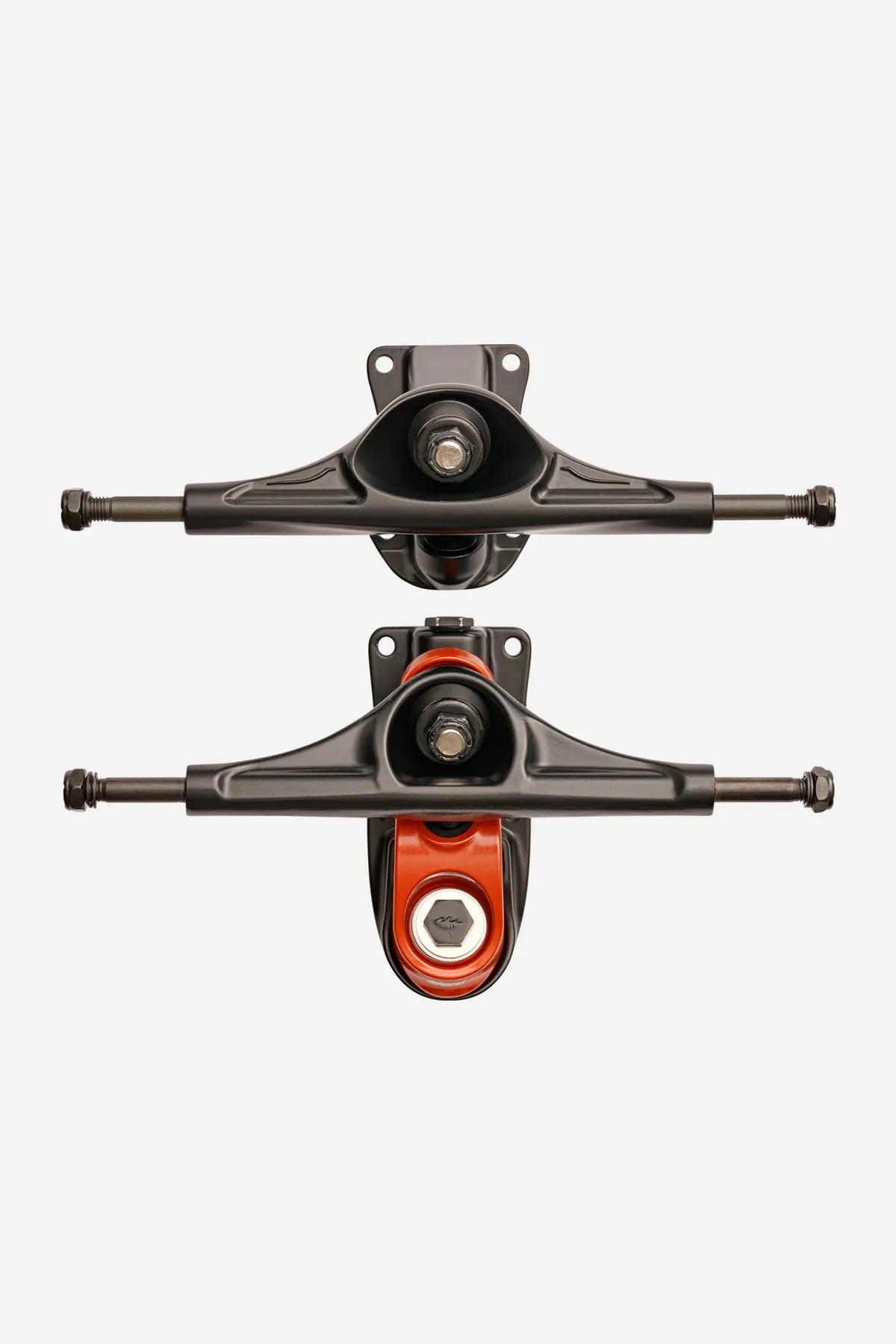 Slant Surf Skate Trucks - Black/Red