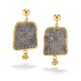 Talisman and Diamond Earrings