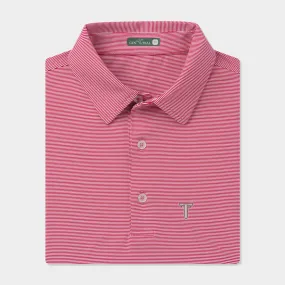 Troy Pinstripe Performance Polo