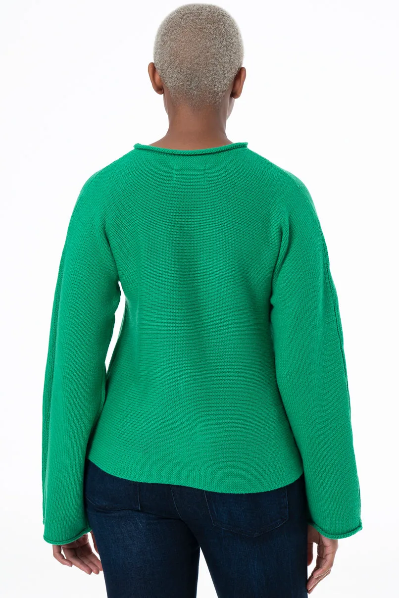 Wide Sleeve Jersey _ 145671 _ Green