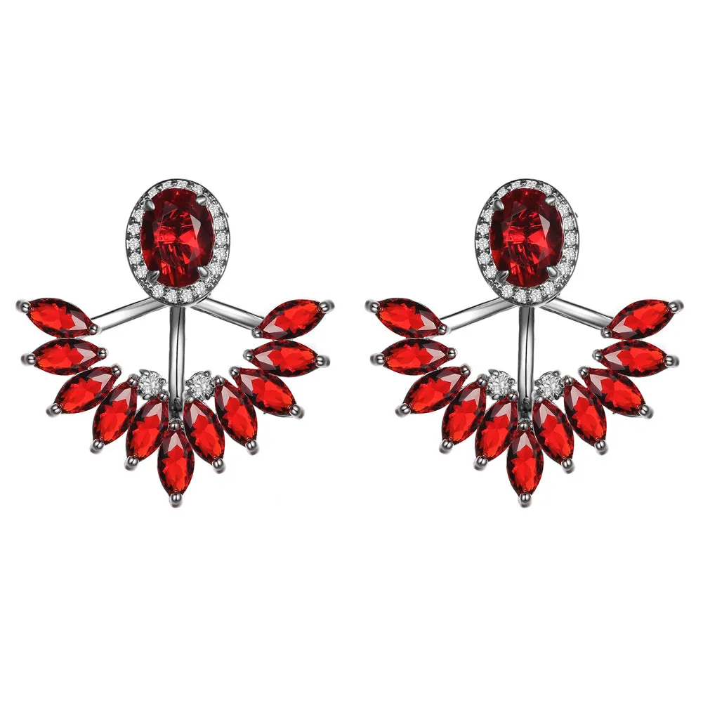 Women's Fashion CZ Earring Jacket